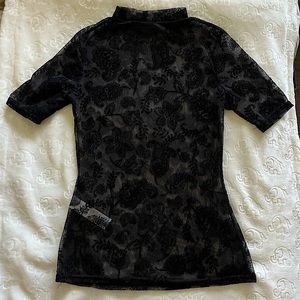 Shear lace shirt